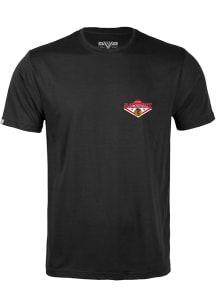 Levelwear Chicago Blackhawks Black Richmond Short Sleeve T Shirt