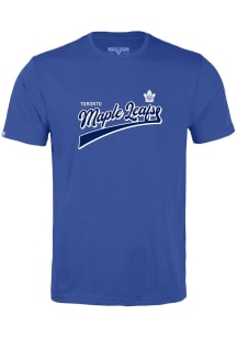 Levelwear Toronto Maple Leafs Blue Richmond Vintage Short Sleeve T Shirt