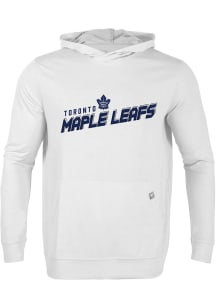 Levelwear Toronto Maple Leafs Mens White Relay Long Sleeve Hoodie
