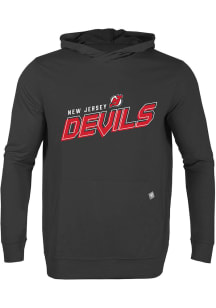 Levelwear New Jersey Devils Mens Black Relay Long Sleeve Hoodie