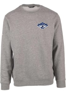 Levelwear Vancouver Canucks Mens Grey Zane Long Sleeve Crew Sweatshirt