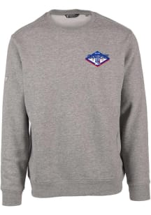 Levelwear New York Rangers Mens Grey Zane Long Sleeve Crew Sweatshirt