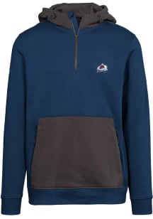 Levelwear Colorado Avalanche Mens Navy Blue Chicane Long Sleeve Hoodie