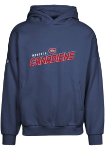 Levelwear Montreal Canadiens Mens Navy Blue Contact Long Sleeve Hoodie