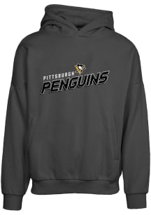 Levelwear Pittsburgh Penguins Mens Black Contact Long Sleeve Hoodie