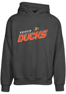 Levelwear Anaheim Ducks Mens Black Contact Premier Long Sleeve Hoodie