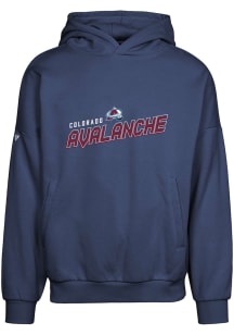 Levelwear Colorado Avalanche Mens Navy Blue Contact Long Sleeve Hoodie
