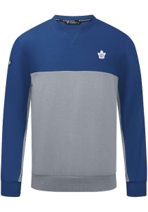 Levelwear Toronto Maple Leafs Mens Blue Legacy Rafters Long Sleeve Crew Sweatshirt