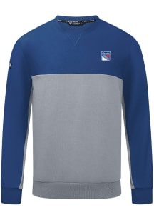 Levelwear New York Rangers Mens Blue Legacy Rafters Long Sleeve Crew Sweatshirt