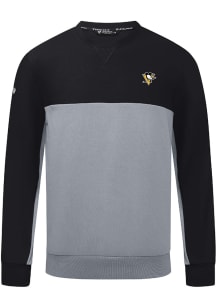 Levelwear Pittsburgh Penguins Mens Black Legacy Rafters Long Sleeve Crew Sweatshirt