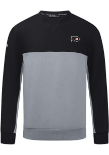 Levelwear Philadelphia Flyers Mens Black Legacy Rafters Long Sleeve Crew Sweatshirt