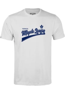 Levelwear Toronto Maple Leafs Youth White Richmond Jr Short Sleeve T-Shirt