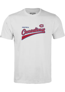 Levelwear Montreal Canadiens Youth White Richmond Jr Short Sleeve T-Shirt