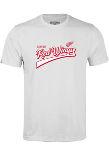 Levelwear Detroit Red Wings Youth White Richmond Jr Short Sleeve T-Shirt
