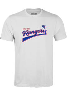 Levelwear New York Rangers Youth White Richmond Jr Short Sleeve T-Shirt