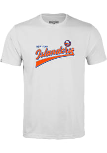Levelwear New York Islanders Youth White Richmond Jr Short Sleeve T-Shirt