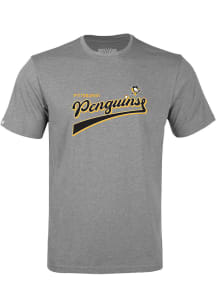 Levelwear Pittsburgh Penguins Youth Grey Richmond Jr Short Sleeve T-Shirt