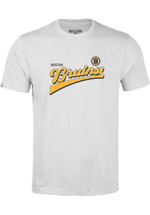 Levelwear Boston Bruins Youth White Richmond Jr Short Sleeve T-Shirt