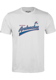 Levelwear Colorado Avalanche Youth White Richmond Jr Short Sleeve T-Shirt