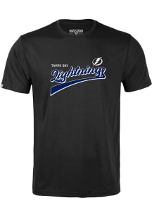 Levelwear Tampa Bay Lightning Youth Black Richmond Jr Short Sleeve T-Shirt