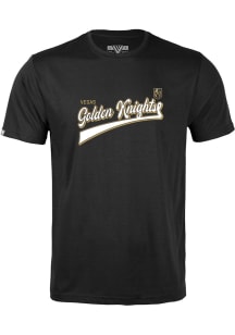Levelwear Vegas Golden Knights Youth Black Richmond Jr Short Sleeve T-Shirt
