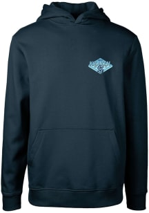 Levelwear Seattle Kraken Youth Navy Blue Podium Jr Long Sleeve Hoodie