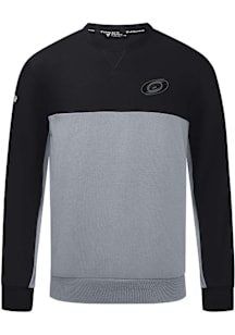 Levelwear Carolina Hurricanes Mens Black Legacy Nightfall Long Sleeve Crew Sweatshirt