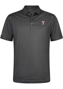Levelwear Texas Rangers Mens Grey System Short Sleeve Polo