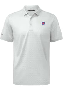 Levelwear Chicago Cubs Mens White System Short Sleeve Polo