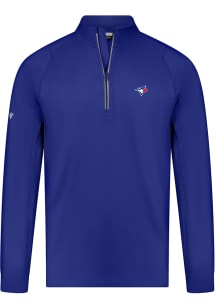 Levelwear Toronto Blue Jays Mens Blue Theory Long Sleeve 1/4 Zip Pullover