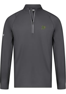 Levelwear Oakland Athletics Mens Grey Theory Long Sleeve 1/4 Zip Pullover