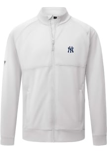 Levelwear New York Yankees Mens White Form Long Sleeve Full Zip Jacket