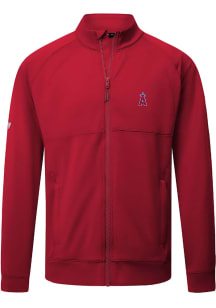 Levelwear Los Angeles Angels Mens Red Form Long Sleeve Full Zip Jacket
