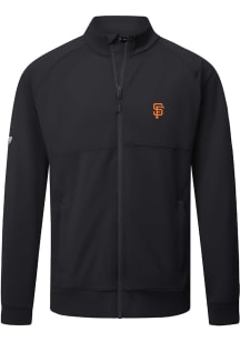 Levelwear San Francisco Giants Mens Black Form Long Sleeve Full Zip Jacket