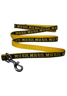 Navy Blue Michigan Wolverines Team Logo Pet Leash