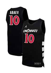 Shon Abaev  Nike Cincinnati Bearcats Black NIL Replica Jersey