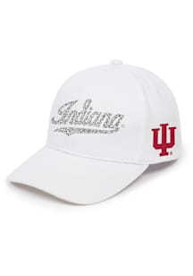 Indiana Hoosiers Crimson Bling Ponyback Womens Adjustable Hat