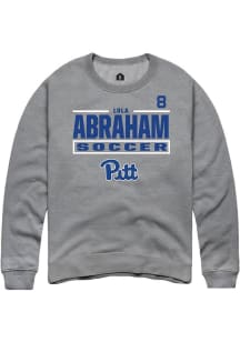 Lola Abraham Rally Mens Graphite Pitt Panthers NIL Stacked Box Player Crew