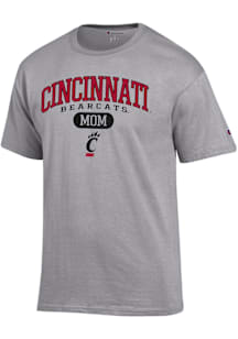 Champion Cincinnati Bearcats Grey Pill Box Mom Jersey Short Sleeve T Shirt