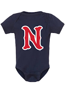 Summit Sportswear Nashville Sounds Baby Navy Blue Primary Logo Short Sleeve One Piece