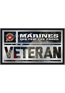 Marine Corps Veteran Hanging Back Bar Mirror