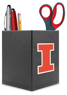 Illinois Fighting Illini Logo Desk Caddy