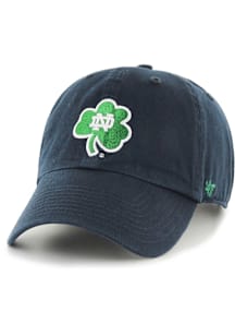 47 Notre Dame Fighting Irish Clean Up Adjustable Hat - Navy Blue