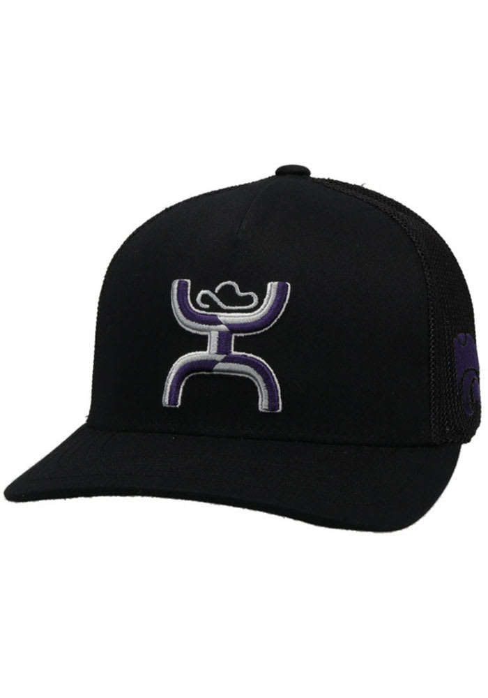 Hooey K-State Wildcats Mens Black Hooey Man Meshback Flex Hat