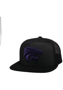 Hooey K-State Wildcats Black Mesh 2T 5-Panel Mens Snapback Hat
