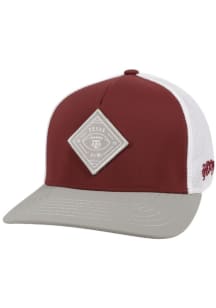 Hooey Texas A&amp;M Aggies Mens Maroon Diamond Logo 3T 5-Panel Mesh Flex Hat