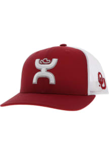 Hooey Oklahoma Sooners Hooey Man 2T Trucker Adjustable Hat - Red