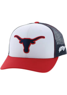 Hooey Texas Longhorns 2T Trucker Adjustable Hat - White