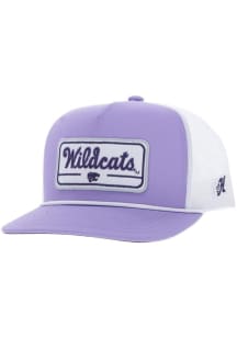 K-State Wildcats Hooey 5-Panel Rope Trucker Mens Snapback - Purple