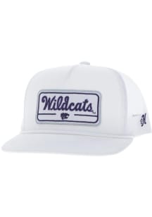 Hooey K-State Wildcats White 5-Panel Rope Trucker Mens Snapback Hat